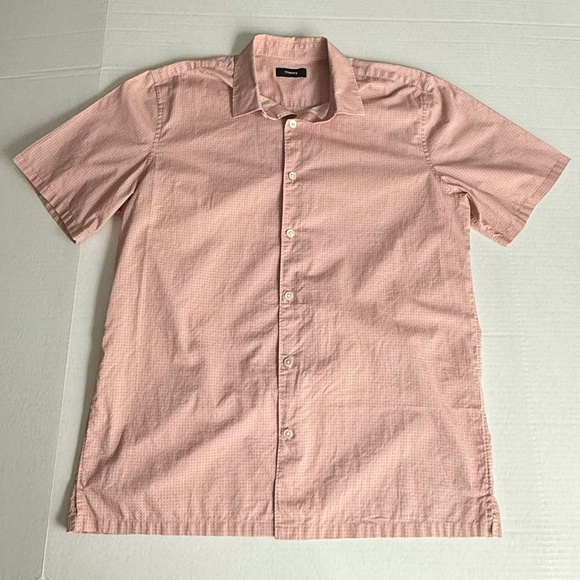Theory Collared Short Sleeve Button Down - Picture 1 of 9